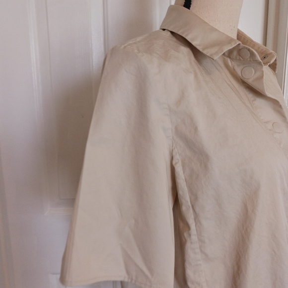 COS 100% Cotton Snap Button Cront Blouse - Picture 5 of 11